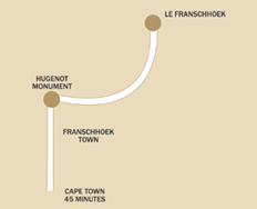 Directions to Le Franschhoek Hotel & Spa